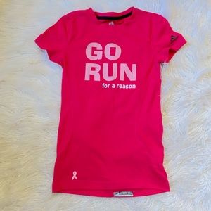 Adidas breast cancer support running shirt